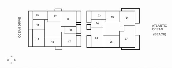 The Bentley Beach Floorplans